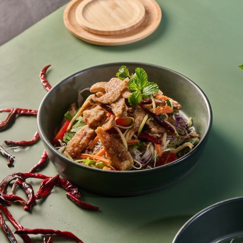 Crispy Fish With Mango Salad